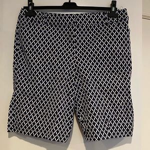 Charter Club Bermuda Shorts Navy/White